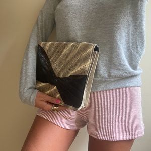 LEE SANDS 80s Vintage Clutch Purse